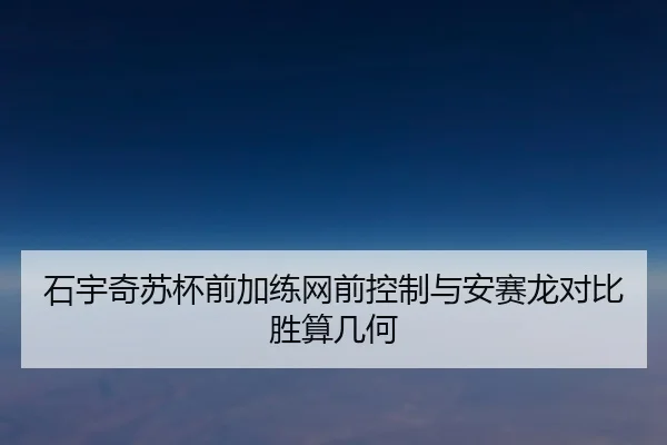石宇奇苏杯前加练网前控制与安赛龙对比胜算几何 - PG